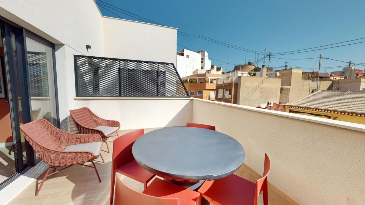 Alicante Colorful Penthouse Center 5C Lägenhet Exteriör bild