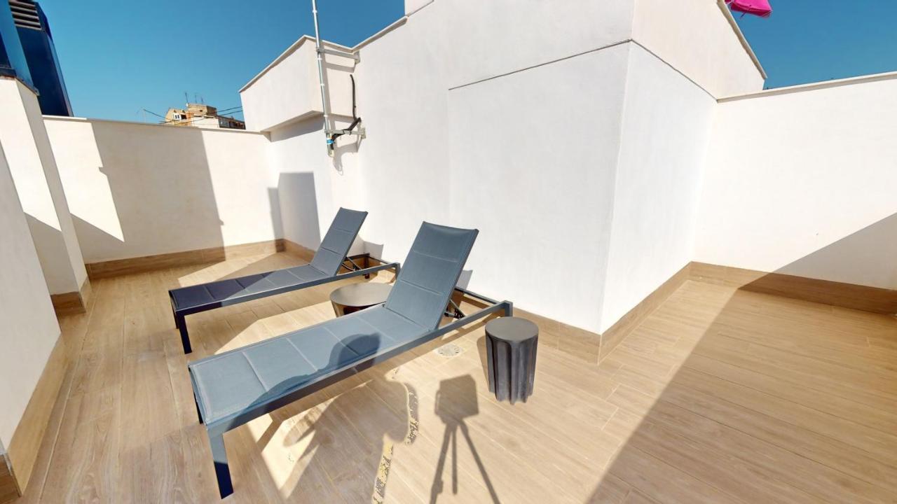 Alicante Colorful Penthouse Center 5C Lägenhet Exteriör bild