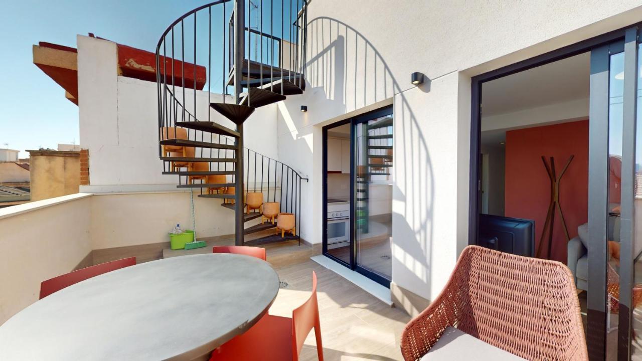 Alicante Colorful Penthouse Center 5C Lägenhet Exteriör bild