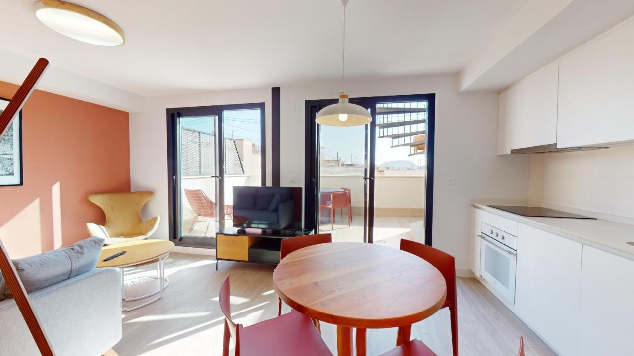 Alicante Colorful Penthouse Center 5C Lägenhet Exteriör bild